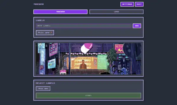 Pixel Time Tracker